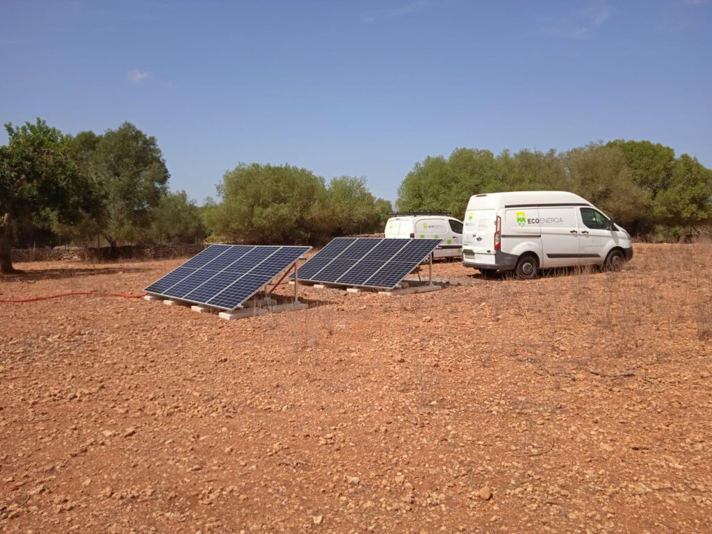 Instal·lació fotovoltaica a Lloret.